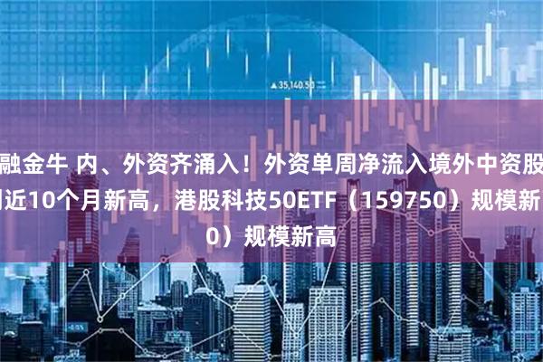 融金牛 内、外资齐涌入！外资单周净流入境外中资股创近10个月新高，港股科技50ETF（159750）规模新高