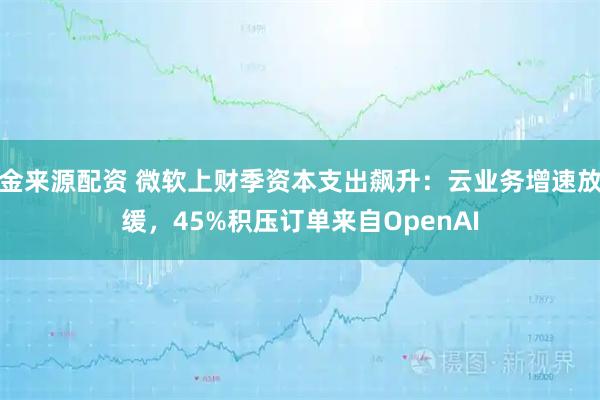 金来源配资 微软上财季资本支出飙升：云业务增速放缓，45%积压订单来自OpenAI