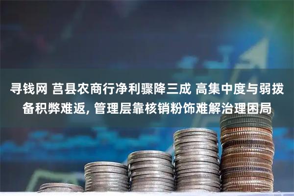 寻钱网 莒县农商行净利骤降三成 高集中度与弱拨备积弊难返, 管理层靠核销粉饰难解治理困局